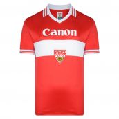 Score Draw Vfb Stuttgart 1980 Auswart Retro Football Shirt