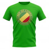 Congo Republic Football Badge T-Shirt (Green)