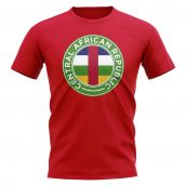 Central African Republic Football Badge T-Shirt (Red)