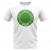 Libya Football Badge T-Shirt (White)