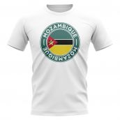 Mozambique Football Badge T-Shirt (White)