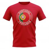 Portugal Football Badge T-Shirt (Red)
