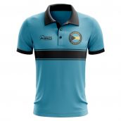 Bahamas Concept Stripe Polo Shirt (Sky)