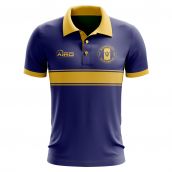 Barbados Concept Stripe Polo Shirt (Navy)