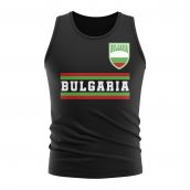 Bulgaria Core Football Country Sleeveless Tee (Black)