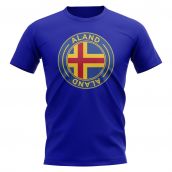 Aland Football Badge T-Shirt (Royal)