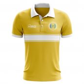 Saint Vincent and The Grenadines Concept Stripe Polo Shirt (Yellow)