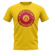 Kyrgyzstan Football Badge T-Shirt (Yellow)