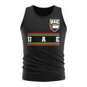 UAE Core Football Country Sleeveless Tee (Black)