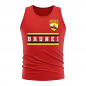 Brunei Core Football Country Sleeveless Tee (Red)