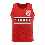 Canada Core Football Country Sleeveless Tee (Red)