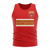 Montenegro Core Football Country Sleeveless Tee (Red)