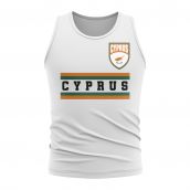Cyprus Core Football Country Sleeveless Tee (White)