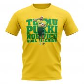 Teemu Pukki Norwich Player T-Shirt (Yellow)