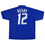 2002-2004 France Adidas Home Shirt (HENRY 12) (Excellent) (Excellent)