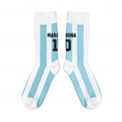 Argentina 1986 Diego Maradona Retro Socks