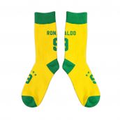 Brazil 1998 Ronaldo Retro Football Socks