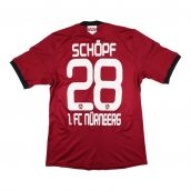 FC Nurnberg 2013-2014 Home Shirt (Schopf #28) ((Very Good) S) ((Very Good) S)