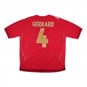 England 2006-08 Away Shirt (Gerrard 4) ((Excellent) XXL)