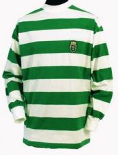 Sporting Lisbon 1950s-1960s Retro Football Shirt