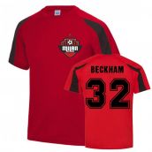 David Beckham Milan Sports Training Jersey (Red)