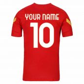 2020-2021 AS Roma Nike Training Shirt (Red) - Kids (Your Name)