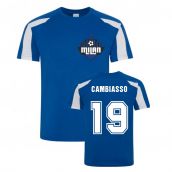 Esteban Cambiasso Milan Sport Training Jersey (Blue)