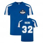 Christian Vieri Milan Sport Training Jersey (Blue)