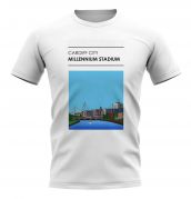 Millennium Stadium Cardiff City Stadium T-Shirt (White)