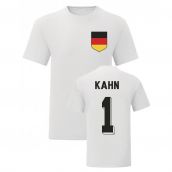 Oliver Kahn Germany National Hero Tee's (White)