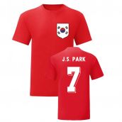 Park Ji-Sung South Korea National Hero Tee (Red)