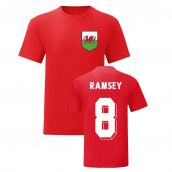 Aaron Ramsey Wales National Hero Tee (Red)
