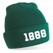Glasgow 1888 Football Beanie Hat (Green)