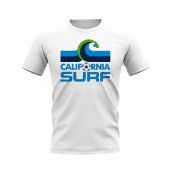 California Surf Vintage Badge T-Shirt (White)