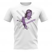 Gabriel Batistuta Celebration T-Shirt (White)