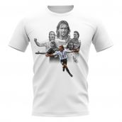 Gabriel Batistuta Collage Legend T-Shirt (White)