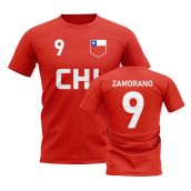 Ivan Zamorano Chile Country Code Hero T-Shirt (Red)