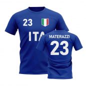 Marco Materazzi Country Code Hero T-Shirt (Blue)