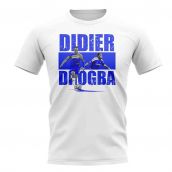 Didier Drogba Player Collage T-Shirt (White)
