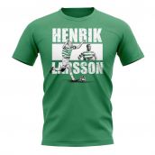 Henrik Larsson Player Collage T-Shirt (Green)