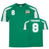 Bruno Fernandes Sporting Lisbon Sports Training Jersey (Blue)