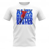 Alex Morgan United States Player T-Shirt (White)