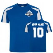 Your Name Queen Of The South Sports Training Jersey (Blue)