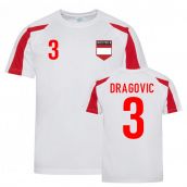 Aleksandar Dragovic Austria Sports Training Jersey (White-Red)