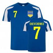 Andriy Shevchenko Ukraine Sports Training Jersey (Blue)