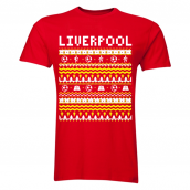Liverpool Christmas T-Shirt (Red) - Kids