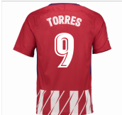 2017-2018 Atletico Madrid Home Shirt (Torres 9) - Kids