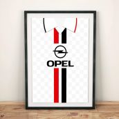 AC Milan 1996 Away Football Shirt Art Print