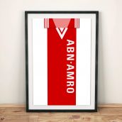 Ajax 1997 Football Shirt Art Print