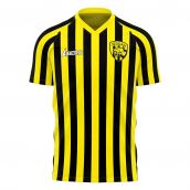 Al-Ittihad 2025-2026 Stripe Home Concept Football Kit (Libero)